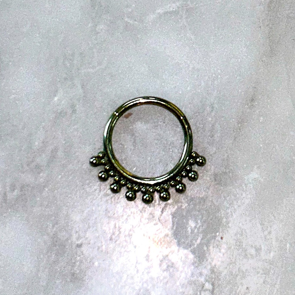 NWOT daith hoop 16g surgical titanium